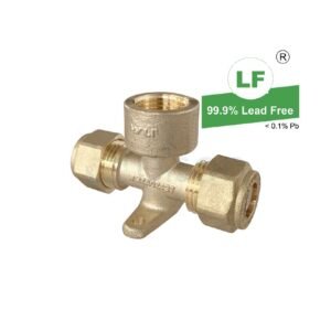 LF TEE CxCxF LUGGED15mm BRASS N/O