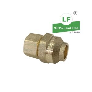 LF UNION 15FLx10FI BRS (1/2"x3/8")