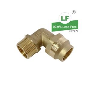 LF ELBOW CxM 15mm FL x 20mm MI BRS
