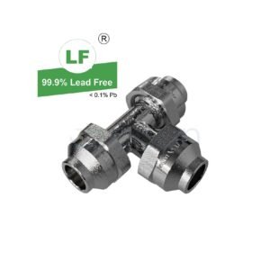 LF TEE CxCxC 15mm FL ALL ENDS CP
