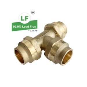 LF TEE CxCxC 20mm FL ALL ENDS BRS
