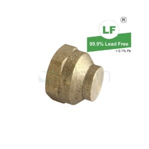 LF FLARED COMPRESSION CAP 15mm BRS