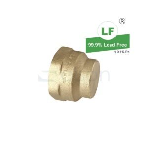 LF FLARED COMPRESSION CAP 20mm BRS